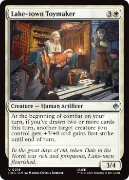 《湖の町の玩具職人/Lake-town Toymaker》[HOB] 白U