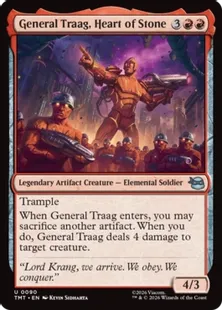 《堅忍不屈、トラーグ総司令/General Traag, Heart of Stone》[TMT] 赤U