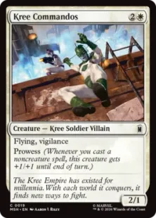 《クリーの特殊部隊/Kree Commandos》[MSH] 白C