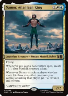 《アトランティスの王、ネイモア/Namor, Atlantean King》[MSC] 金R