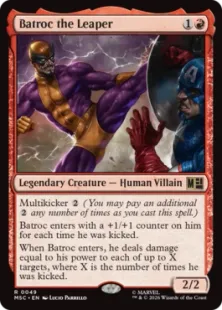 《バトロック・ザ・リーパー/Batroc the Leaper》[MSC] 赤R