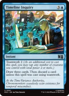 《時系列調査/Timeline Inquiry》[MSC] 青U