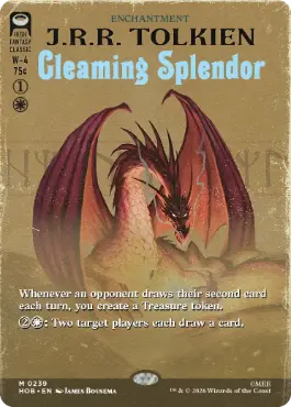 ■ボーダーレス■《煌びやかなる豪奢/Gleaming Splendor》[HOB-BF] 白R