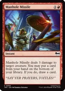 《マンホールミサイル/Manhole Missile》[TMT] 赤C