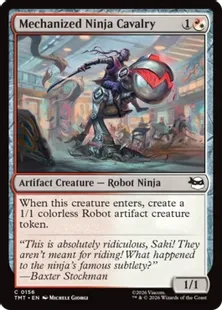 《ニンジャのメカ騎兵/Mechanized Ninja Cavalry》[TMT] 金C