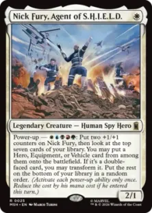 《S.H.I.E.L.D.のエージェント、ニック・フューリー/Nick Fury, Agent of S.H.I.E.L.D.》[MSH] 白R