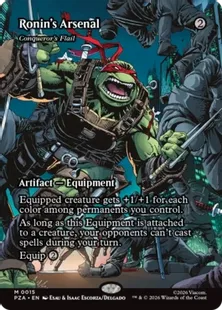 ■ボーダーレス■《ローニンの所蔵武器/Ronin’sArsenal》//《征服者のフレイル/Conqueror's Flail》[PZA] 茶R