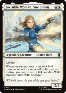 《インビジブル・ウーマン、スー・ストーム/Invisible Woman, Sue Storm》[MSH] 白U