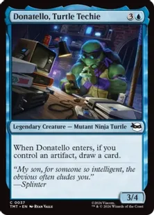 《カメのメカマニア、ドナテロ/Donatello, Turtle Techie》[TMT] 青C