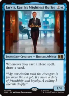 《地球最強の執事、ジャービス/Jarvis, Earth's Mightiest Butler》[MSC] 青R