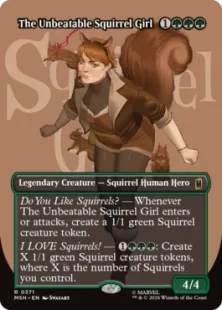 ■ボーダーレス■《絶対無敵スクイレル・ガール/The Unbeatable Squirrel Girl》[MSH-BF] 緑R