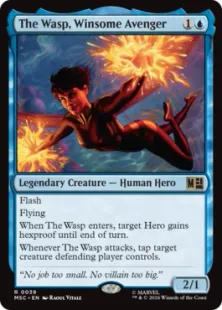 《愛らしきアベンジャーズ、ワスプ/The Wasp, Winsome Avenger》[MSC] 青R