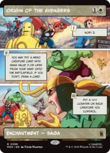 ■ショーケース■《アベンジャーズの始まり/Origin of the Avengers》[MSH-BF] 白R