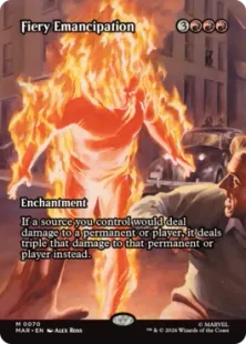 ■ボーダーレス■《焦熱の解放/Fiery Emancipation》[MAR] 赤R