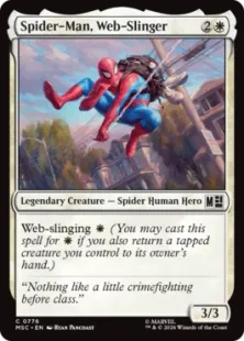 《ウェブスリンガー、スパイダーマン/Spider-Man, Web-Slinger》[MSC] 白C