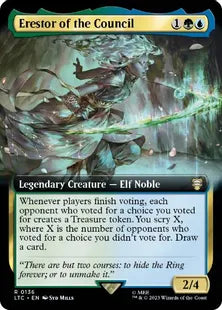 ■拡張アート■《賢者会議のエレストール/Erestor of the Council》[LTC] 金R