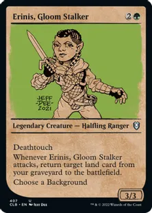 ■ショーケース■《暗中の追跡者、エリニス/Erinis, Gloom Stalker》[CLB-BF] 緑U