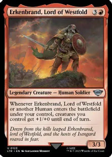 《ウェストフォルドの領主、エルケンブランド/Erkenbrand, Lord of Westfold》[LTR] 赤U