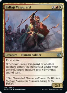 《ファラジの先兵/Fallaji Vanguard》[BRO] 金U