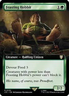 ■拡張アート■《大いに食べるホビット/Feasting Hobbit》[LTC] 緑R