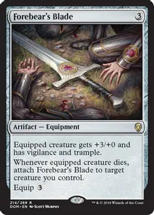 《先祖の刃/Forebear's Blade》[DOM] 茶R