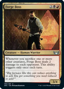 《鍛冶場の親方/Forge Boss》[SNC] 金U