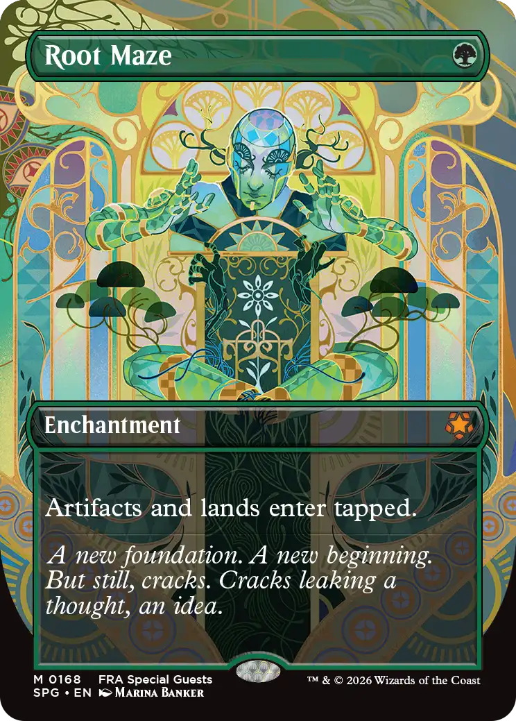 根の迷路 SPG 168 英語