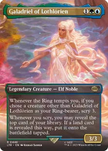 ■ボーダーレス■《ロスロリアンのガラドリエル/Galadriel of Lothlórien》[LTR-BF] 金R