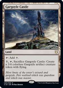 《ガーゴイルの城/Gargoyle Castle》[C19]土地R
