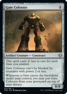 《門の巨像/Gate Colossus》[CLB] 茶U