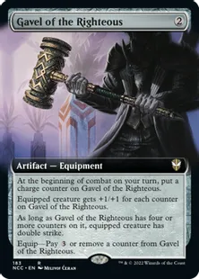 《裁きの木槌/Gavel of the Righteous》[NCC] 茶R
