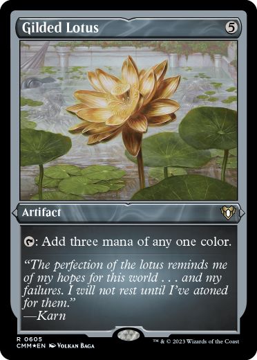 《金粉の水蓮/Gilded Lotus》[CMM-BF] 茶R