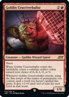 《Goblin Cruciverbalist》[UNF] 赤R