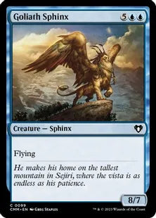 《大巨人のスフィンクス/Goliath Sphinx》[CMM] 青C