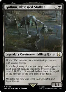 《心奪われし追跡者、ゴラム/Gollum, Obsessed Stalker》[LTC] 黒R