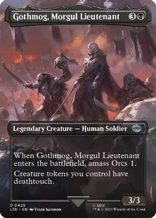 ■ボーダーレス■《モルグルの副官、ゴスモグ/Gothmog, Morgul Lieutenant》[LTR-BF] 黒U