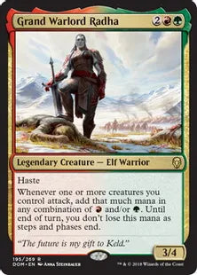 《総将軍ラーダ/Grand Warlord Radha》[DOM] 金R