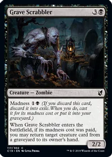 《墓を掻き回すもの/Grave Scrabbler》[C19]黒C