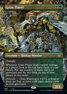 ■ボーダーレス■《残忍な剥ぎ取り/Grim Flayer》[2X2-BF] 金R