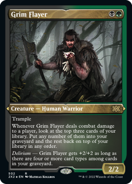 《残忍な剥ぎ取り/Grim Flayer》[2X2-BF] 金R