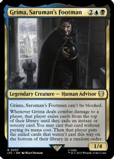 《サルマンの下僕、グリマ/Gríma, Saruman's Footman》[LTC] 金R