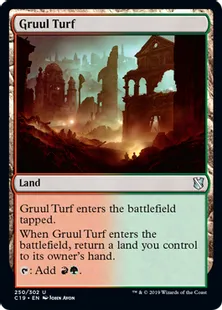 《グルールの芝地/Gruul Turf》[C19]土地U