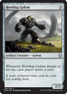 《吠えたけるゴーレム/Howling Golem》[DOM] 茶U