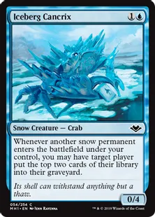 《氷山のカンクリックス/Iceberg Cancrix》[MH1] 青C