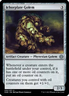 《胆液板のゴーレム/Ichorplate Golem》(230)[ONE]茶U