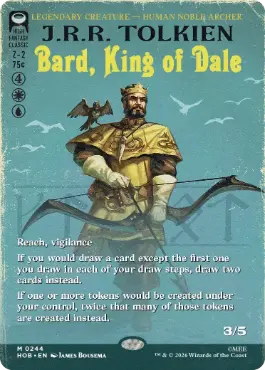 ■ボーダーレス■《谷間の国の王、バルド/Bard, King of Dale》[HOB-BF] 金R