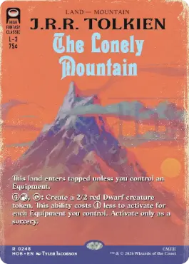 ■ボーダーレス■《はなれ山/The Lonely Mountain》[HOB-BF] 土地R