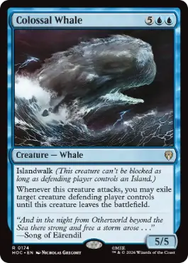《壮大な鯨/Colossal Whale》[HOC] 青R
