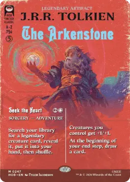 ■ボーダーレス■《アーケン石/The Arkenstone》[HOB-BF] 茶R