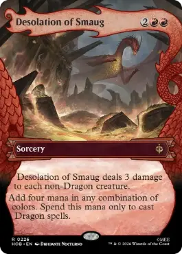 ■ボーダーレス■《スマウグの荒らし場/Desolation of Smaug》[HOB-BF] 赤R